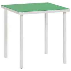 valerie_objects Alu dining table, small, green