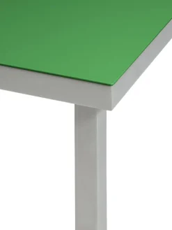 valerie_objects Alu dining table, small, green