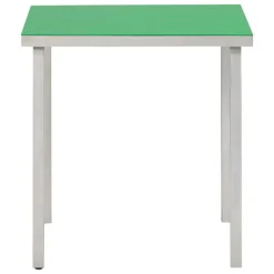 valerie_objects Alu dining table, small, green