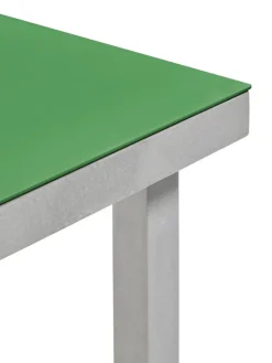 valerie_objects Alu dining table, small, green