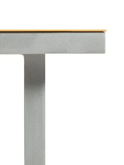 valerie_objects Alu dining table, medium, yellow