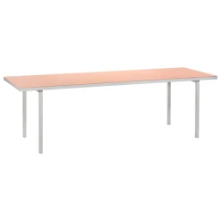 valerie_objects Alu dining table, large, pink