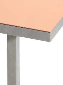 valerie_objects Alu dining table, large, pink