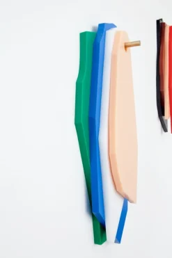 valerie_objects Cutting boards, 4 pcs, green - dark blue - white - pink