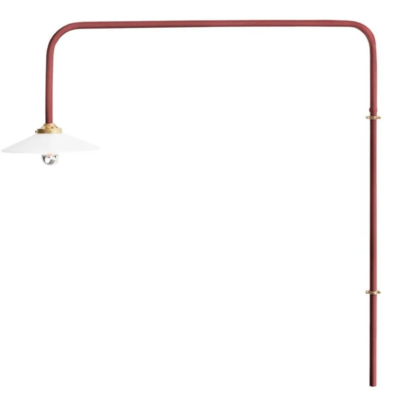 valerie_objects Hanging Lamp N°5, dimmable, menie red