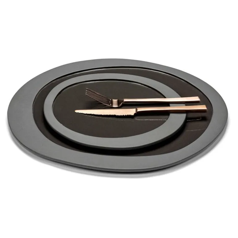 valerie_objects Inner Circle plate, S, grey