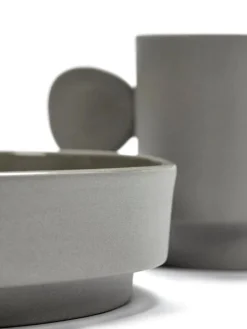 valerie_objects Inner Circle high plate, light grey