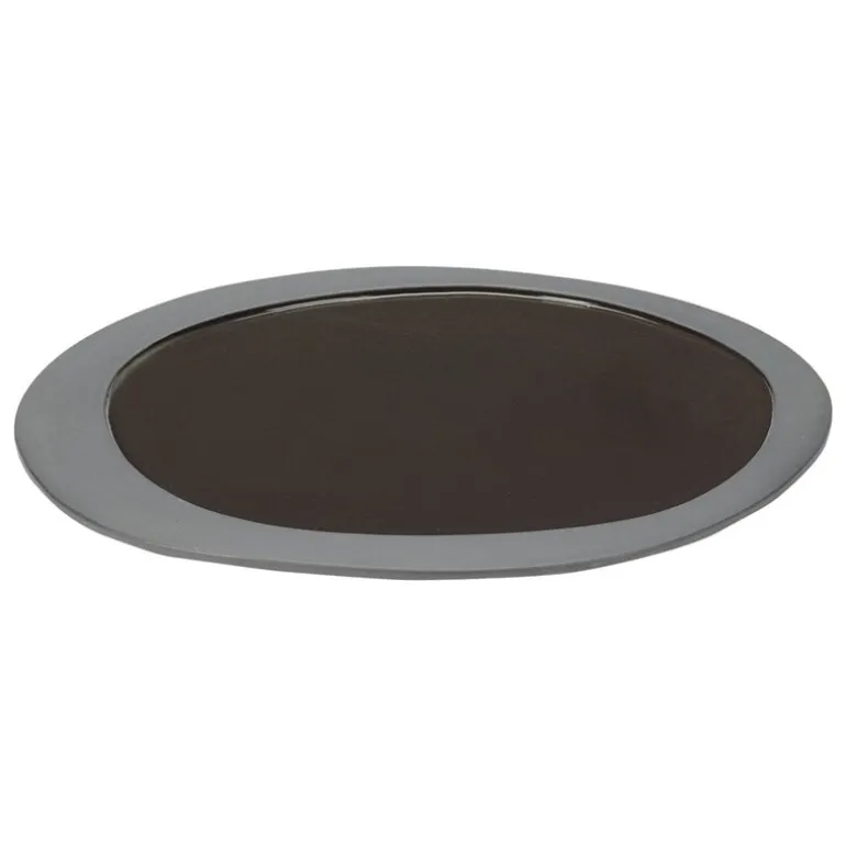 valerie_objects Inner Circle plate, L, grey