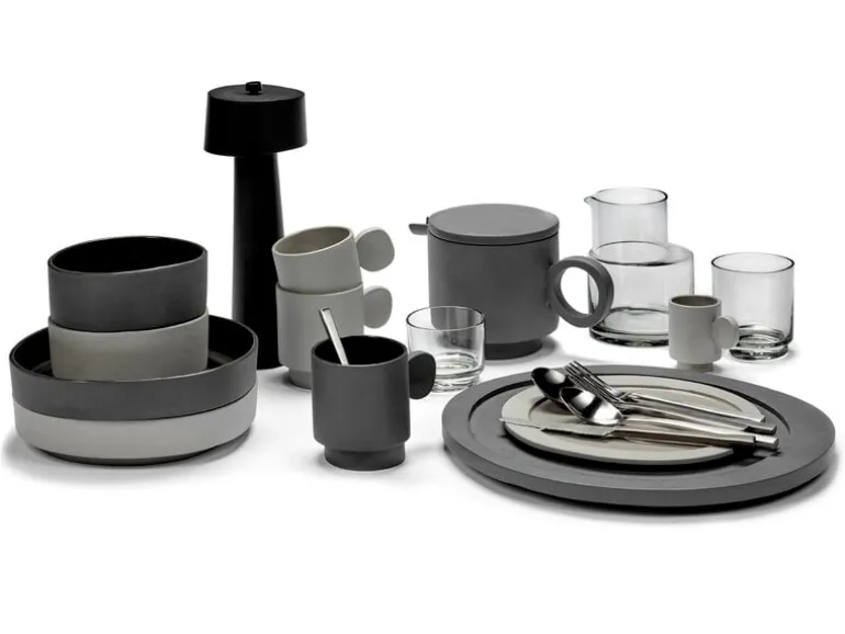 valerie_objects Inner Circle plate, L, grey