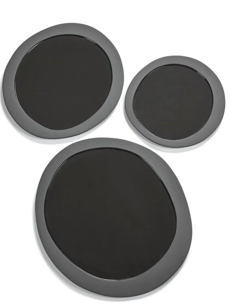 valerie_objects Inner Circle plate, L, grey