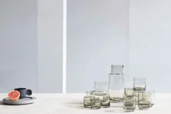 valerie_objects Inner Circle carafe, 150 cl, smokey grey