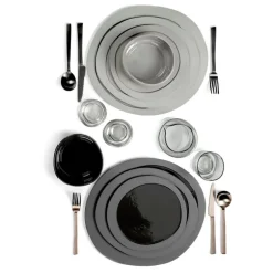 valerie_objects Inner Circle tumbler, 4 pcs, 15 cl, smokey grey