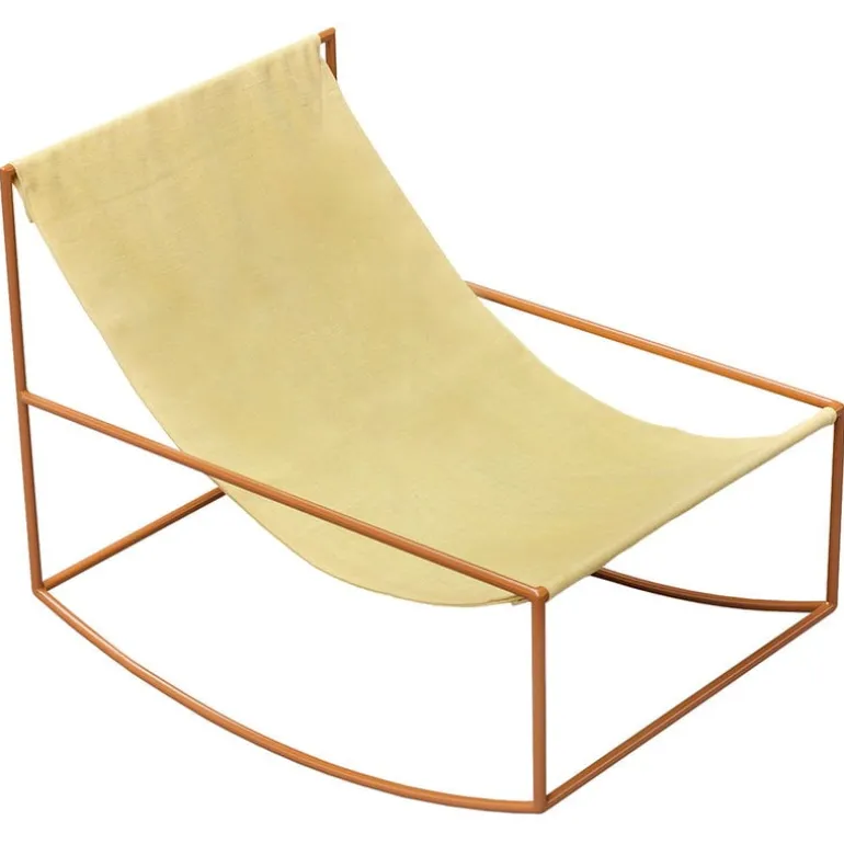 valerie_objects Rocking Chair, mustard - yellow