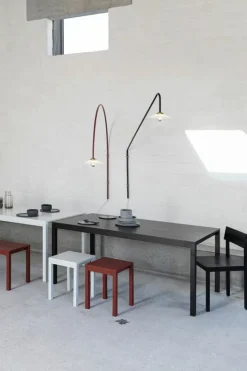 valerie_objects Silent dining table, S, coal