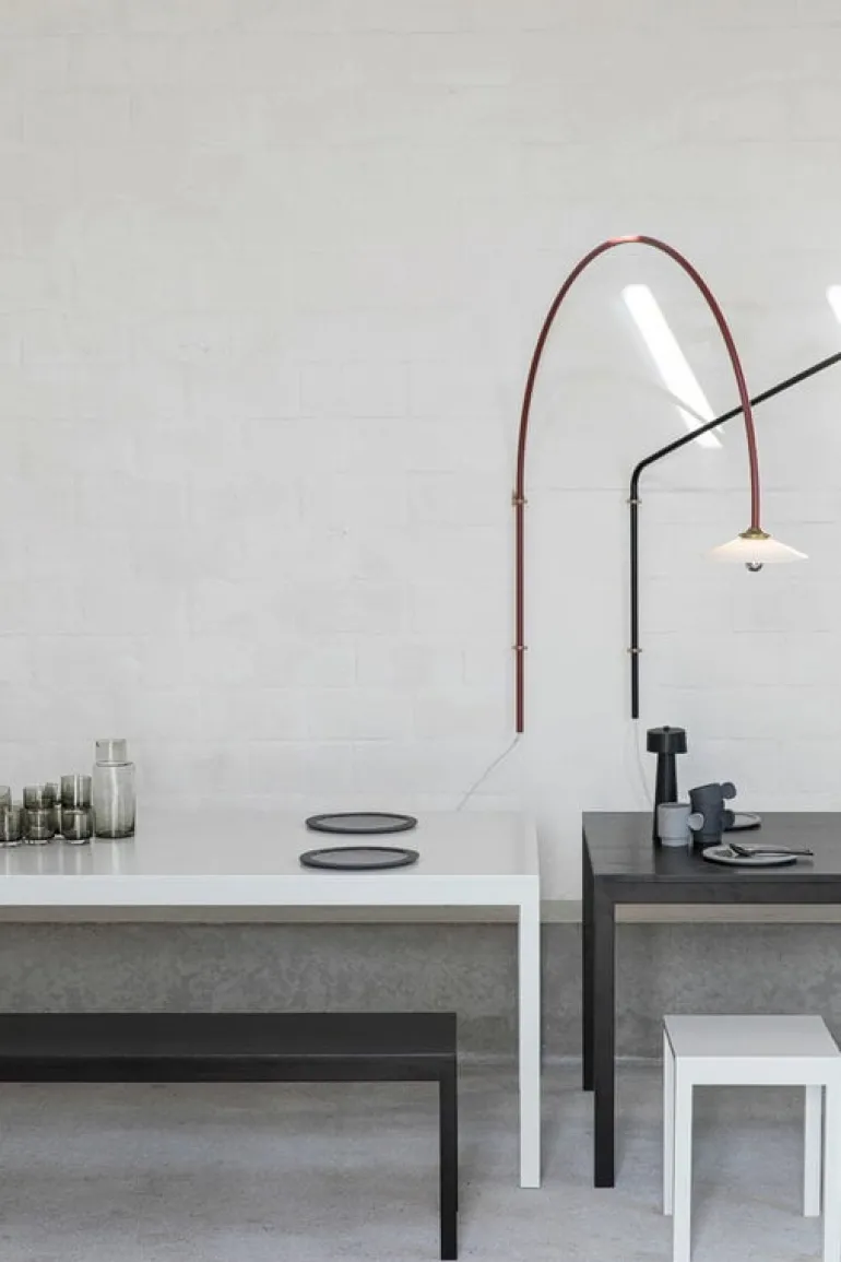 valerie_objects Silent dining table, S, coal