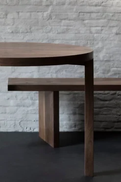 valerie_objects Solid bench, 200 cm, walnut