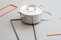 valerie_objects Trivets, 4 pcs, lacquered steel, multi colour