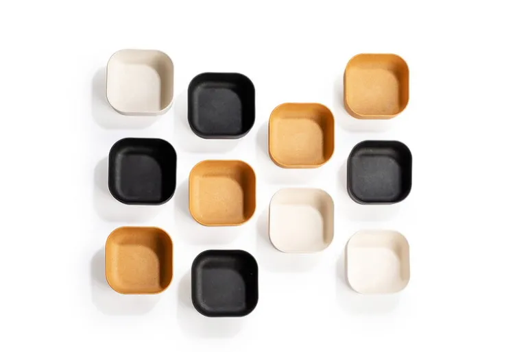 Venandi Design Pet Bowl, charcoal black