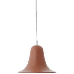 Verpan Pantop pendant 23 cm, matt terracotta