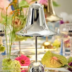 Verpan Pantop Portable table lamp 18 cm, chrome