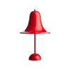 Verpan Pantop Portable table lamp 18 cm, bright red