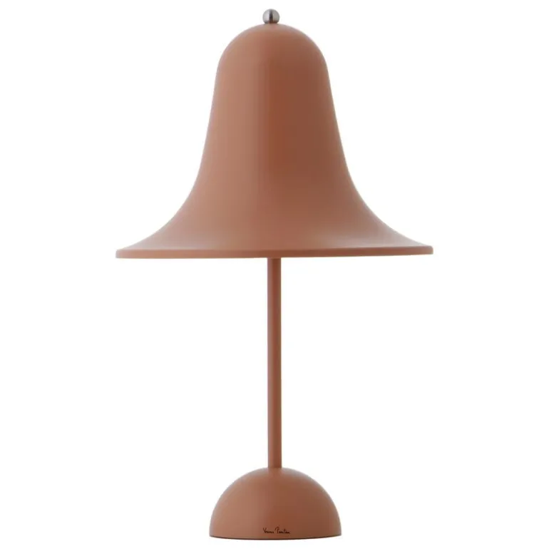 Verpan Pantop Portable table lamp 18 cm, matt terracotta
