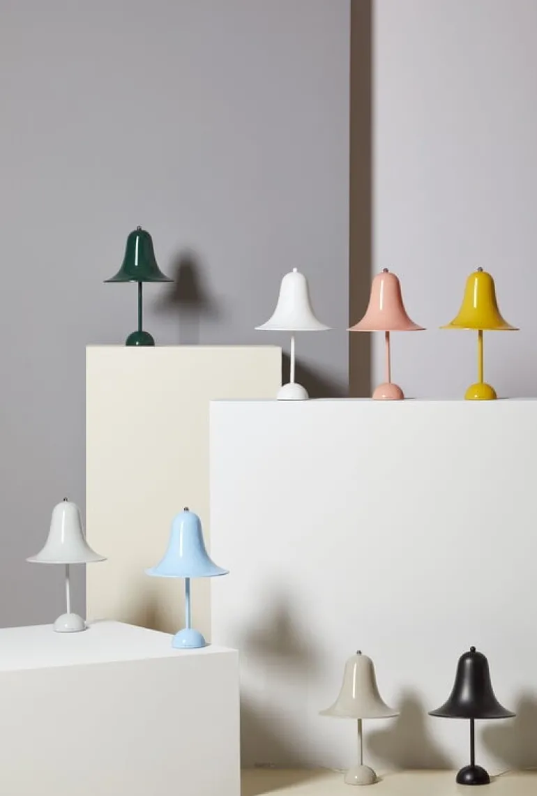 Verpan Pantop table lamp 23 cm, mint grey