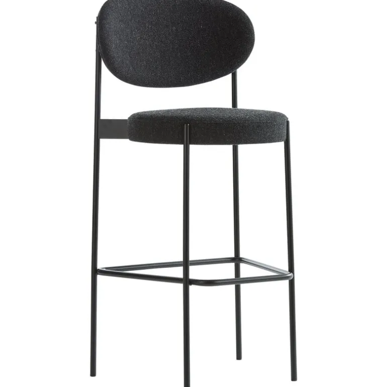 Verpan Series 430 bar chair, dark grey