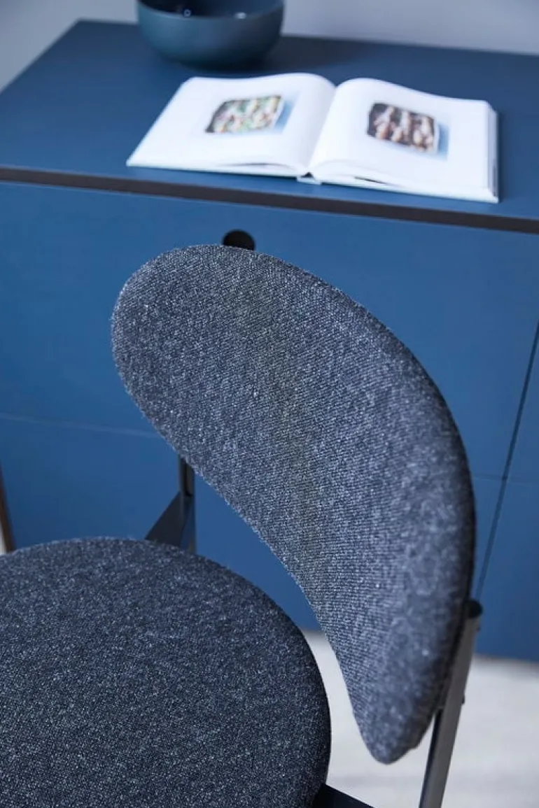 Verpan Series 430 bar chair, dark grey