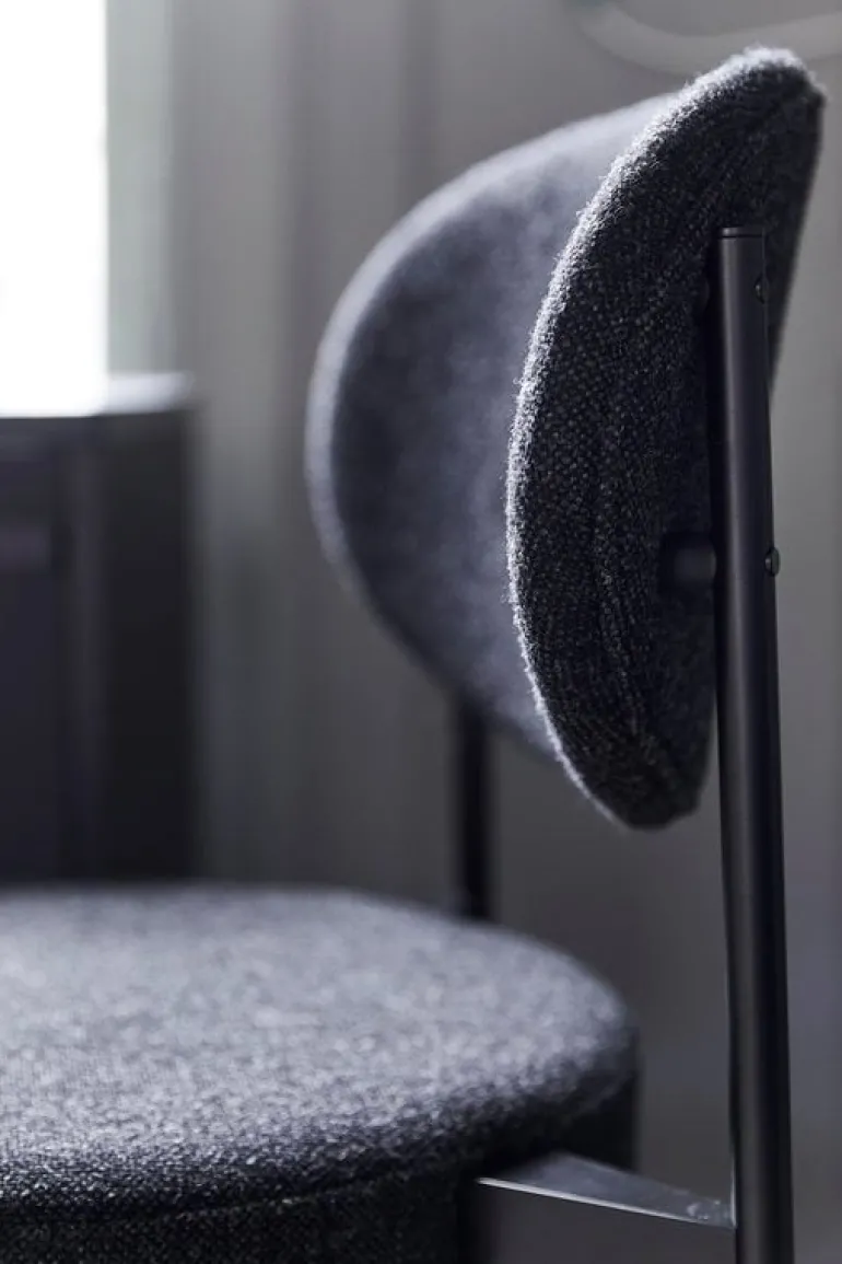 Verpan Series 430 bar chair, dark grey