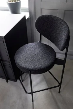 Verpan Series 430 bar chair, dark grey