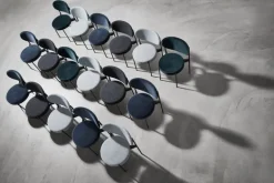 Verpan Series 430 chair, dark blue