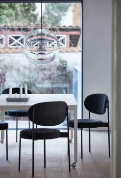 Verpan Series 430 chair, dark grey