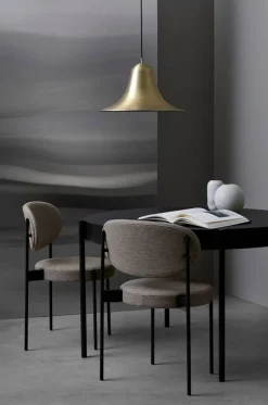 Verpan Series 430 dining table 120 cm, black laminate