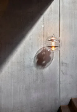 Verpan VP Globe pendant, 40 cm, brushed aluminium