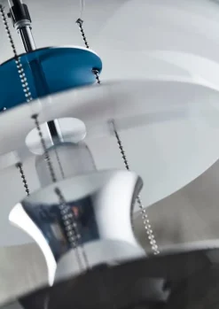 Verpan VP Globe pendant, 40 cm, polished aluminium