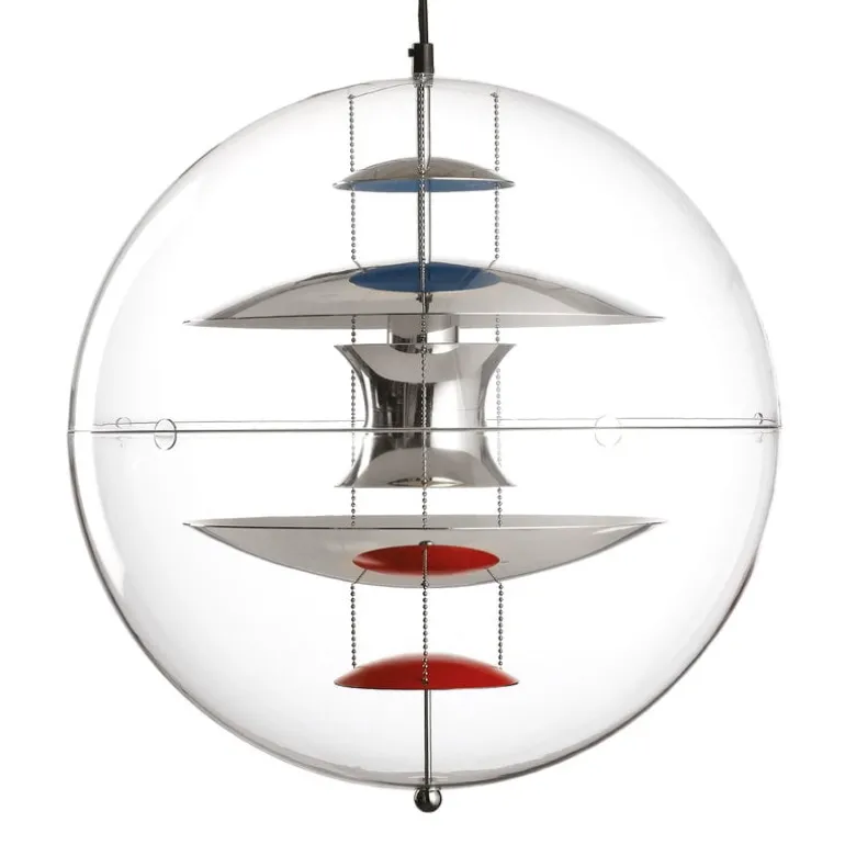 Verpan VP Globe pendant, 50 cm, polished aluminium