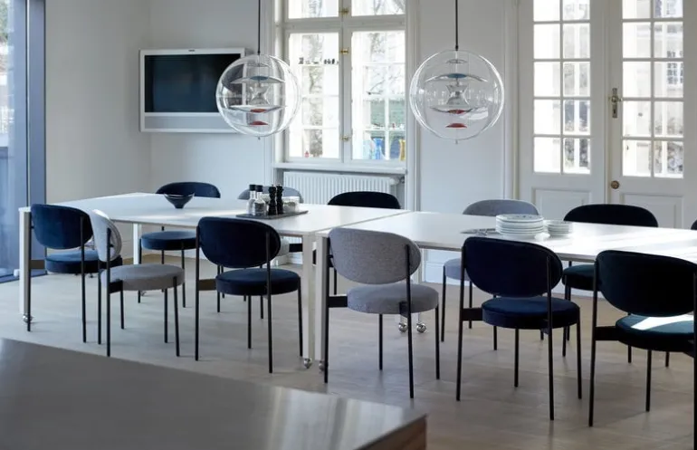 Verpan VP Globe pendant, 50 cm, polished aluminium