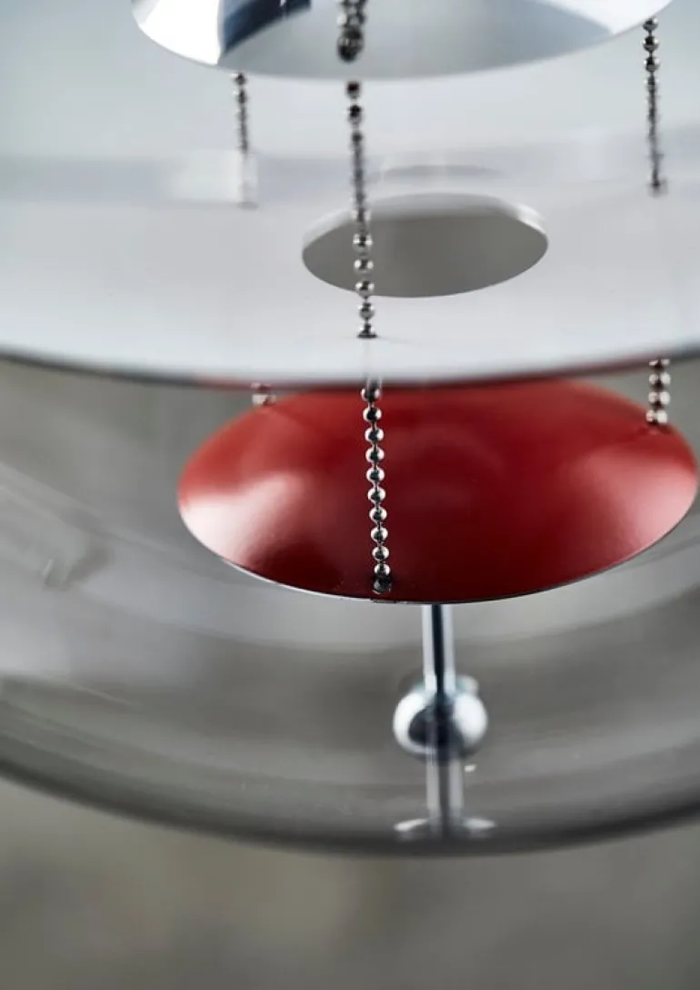 Verpan VP Globe pendant, 50 cm, polished aluminium