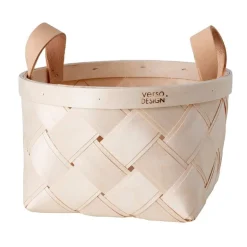 Verso Design Lastu birch basket, round, S
