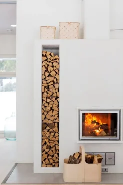 Verso Design Lastu birch basket with lid, M