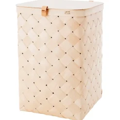 Verso Design Lastu Maxi birch basket with lid