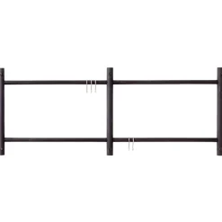 Verso Design Tikas wall rack, black