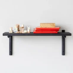 Verso Design Tikas wall shelf, 19 x 60 cm, black
