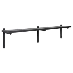 Verso Design Tikas wall shelf, 19 x 120 cm, black