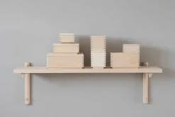 Verso Design Tikas wall shelf 19 x 80 cm, birch