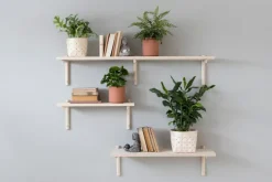 Verso Design Tikas wall shelf 24 x 80 cm, birch