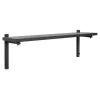 Verso Design Tikas wall shelf, 19 x 80 cm, black