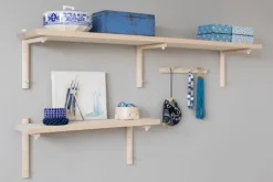 Verso Design Tikas wall shelf 24 x 120 cm, birch