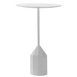 Viccarbe Burin Mini side table, 36 cm, white